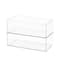 Contenant de rangement transparent et empilable de 30,4 cm x 15,2 cm d’Ordonnez simplement